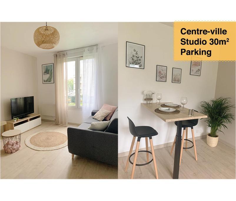 Studio 30M2 - Au Pied De La Gare - Parking Сержи Экстерьер фото